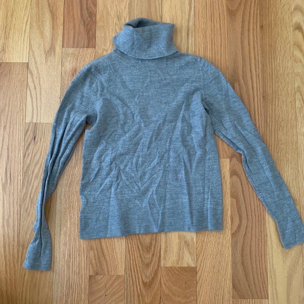 Grey Turtle Neck Sweater